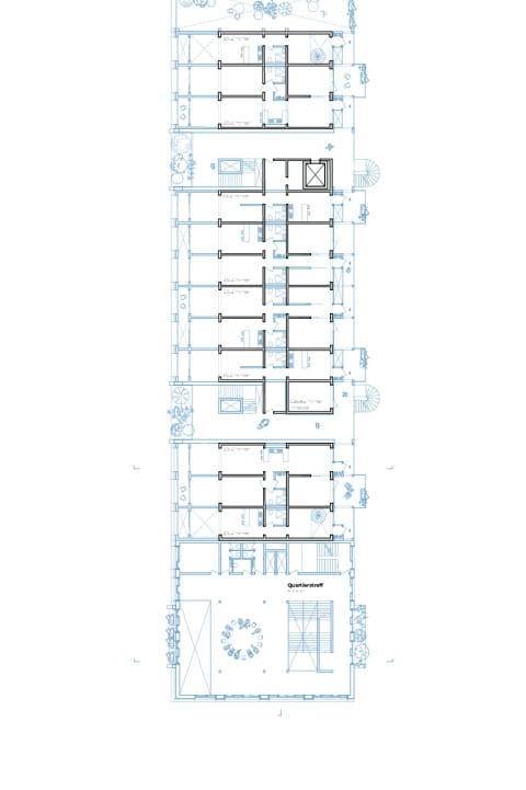 Grundriss 2. Obergeschoss M1:200