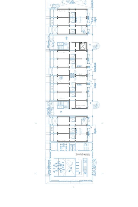 Grundriss 5. Obergeschoss M1:200