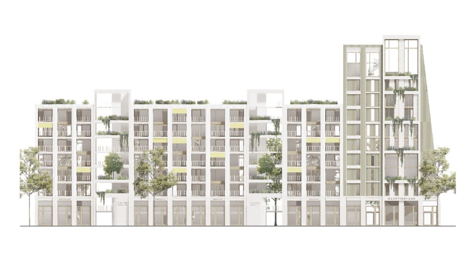 Ansicht - Wartenberger Straße M1:200