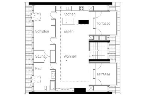 Grundriss Hauptebene