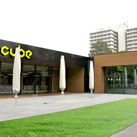 Umbau SRH Mensa Heidelberg zur Erlebnisgastronomie CUBE