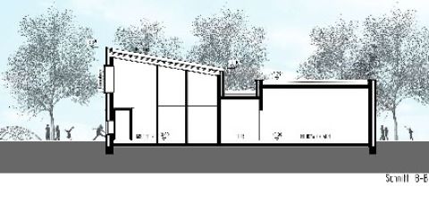 Schnitt B-B - copyright by verhoeven-architekten.de