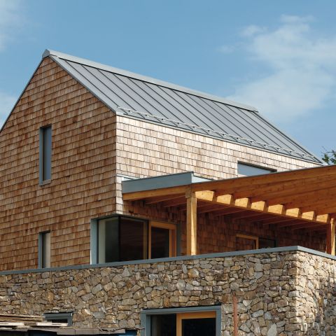 Weinberghaus in Zobor, Nitra, Slowakei
