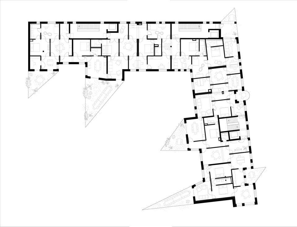 Grundriss Regelgeschoss 1:100