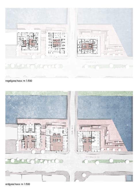 Grundriss des Erd- und Regelgeschosses