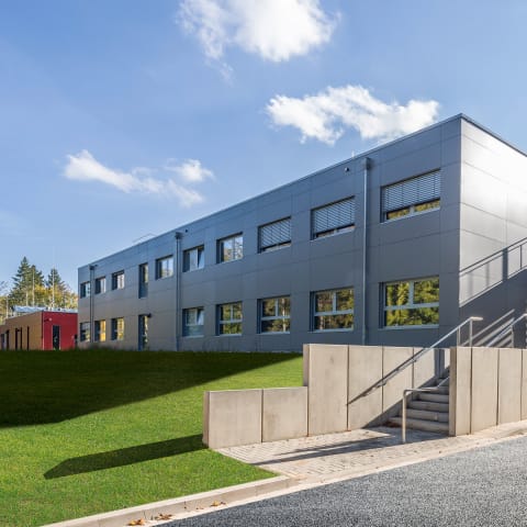 Modulares Bürogebäude für Forschung und Entwicklung
