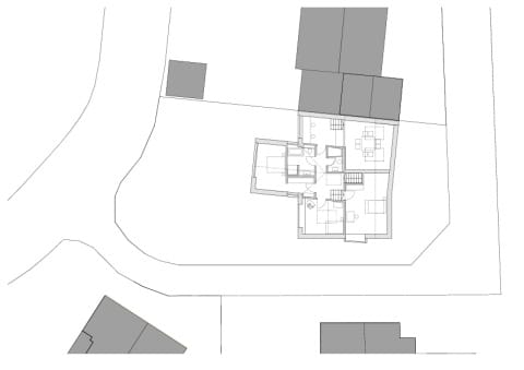 Grundriss Split-Level Obergeschoss