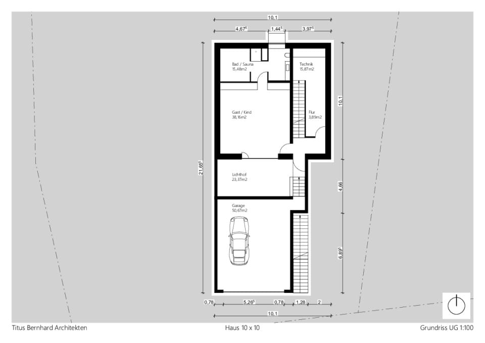 Haus 10 x 10 - Untergeschoss