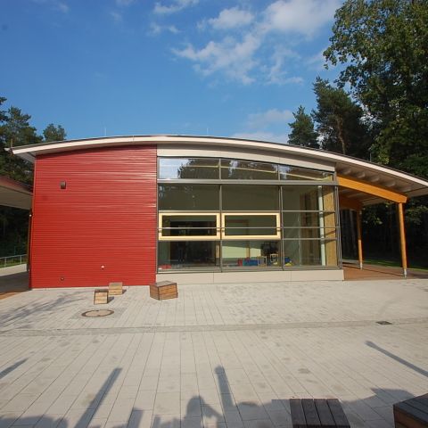 Waldkindergarten Senftenberg im Passivhausstandard