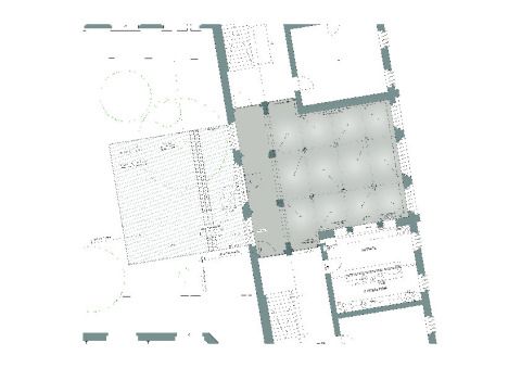 Grundriss Cafeteria