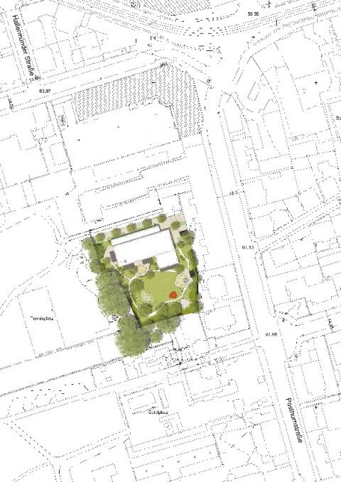 Lageplan Kita Posthornstraße
