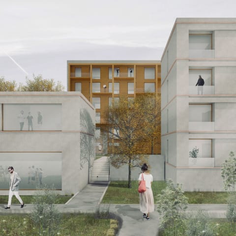 Stadtkante mit Tiefenwirkung
