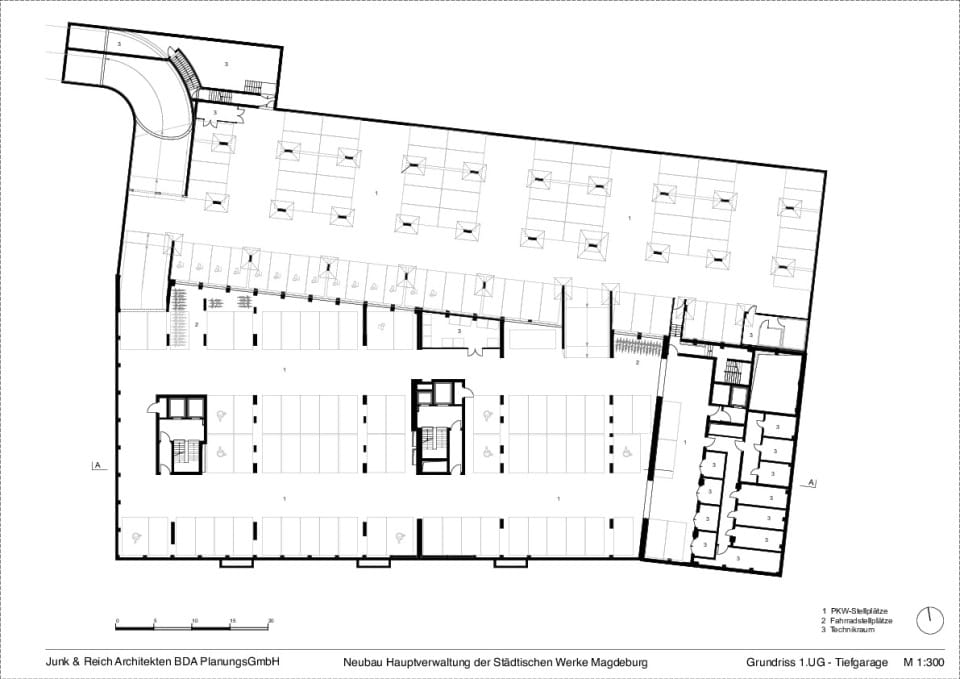 Grundriss 1. Untergeschoss
