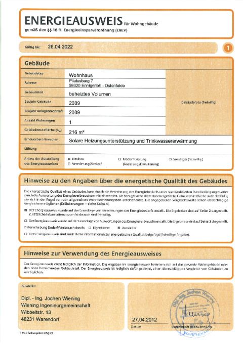 Energieausweis