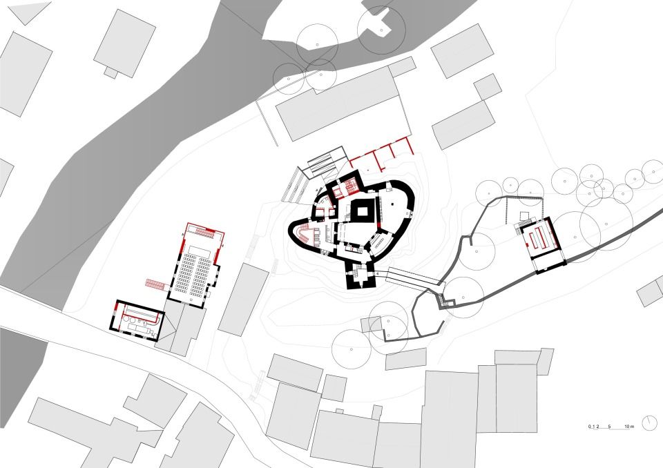 Lageplan mit Grundriss