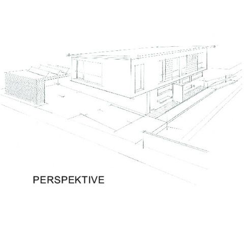 Doppelhaus Niederalteich - Perspektive