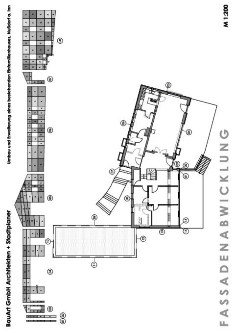 Fassadenabwicklung