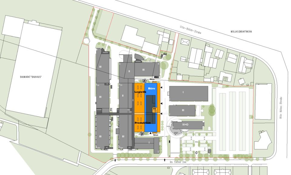 HBM Darmstadt | Lageplan