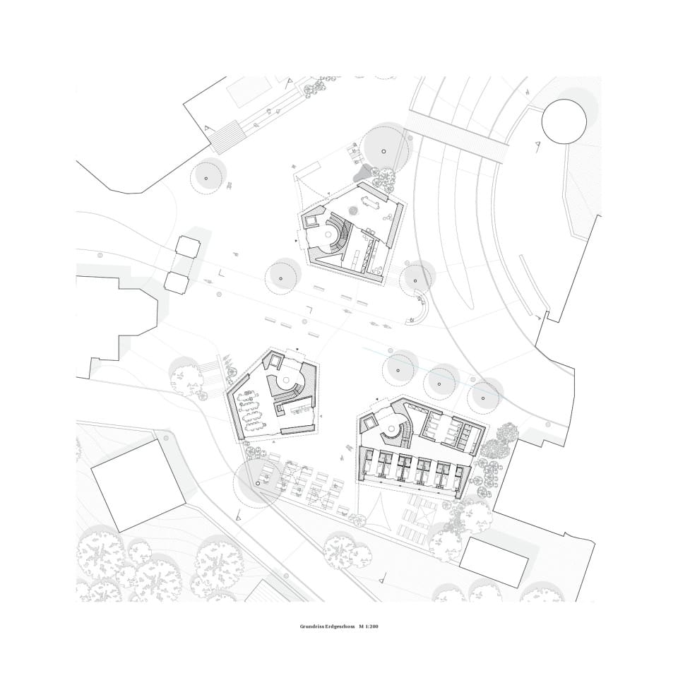 Grundriss Erdgeschoss, M 1:200