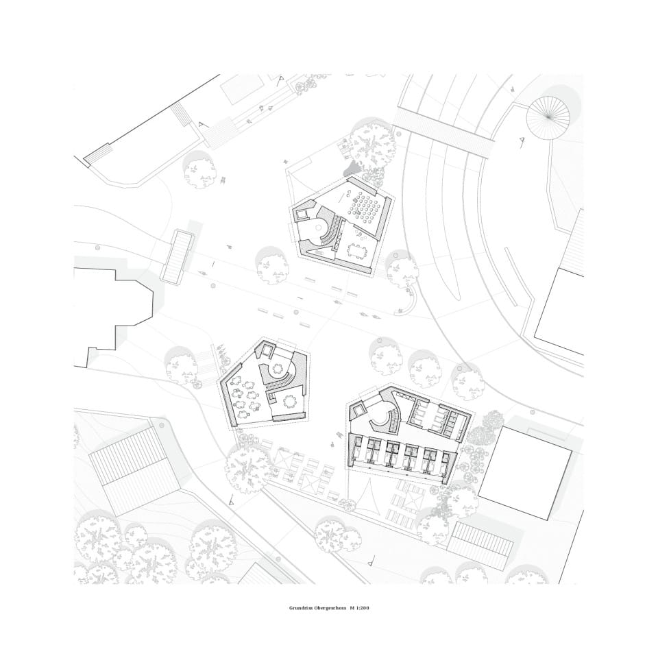 Grundriss Obergeschoss, M 1:200