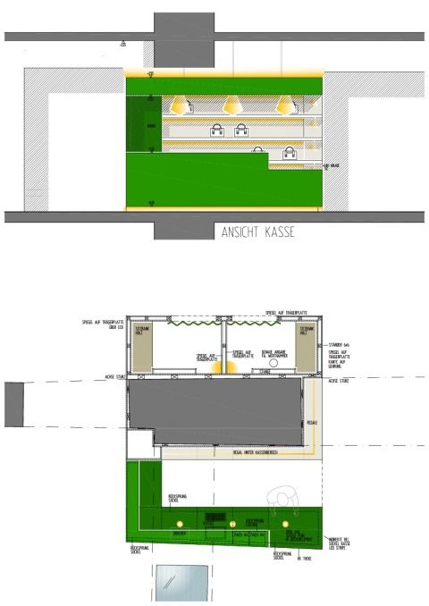 Hubert H2 Detailplan Kassenblock
