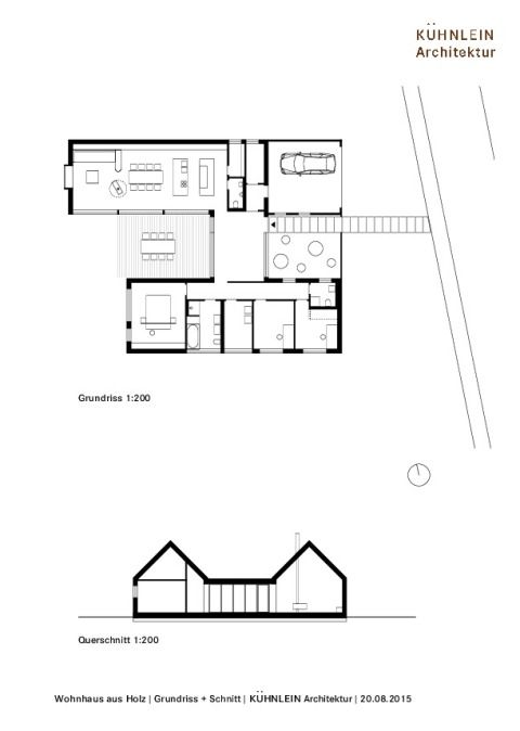 Grundriss und Querschnitt