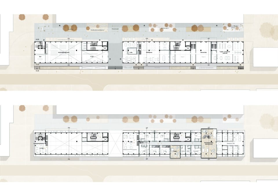 Grundriss EG und 1.OG