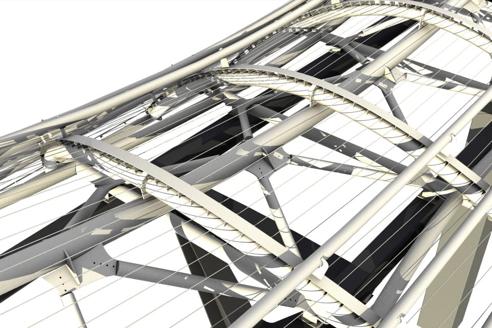 3D Detailentwurf Foliendach