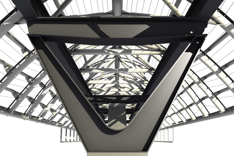 3D Detailentwurf Foliendach