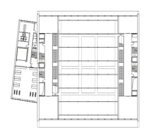 Grundriss Theatersaal - 3. OG