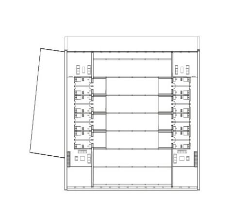 Grundriss Tanzsstudios - 10. OG