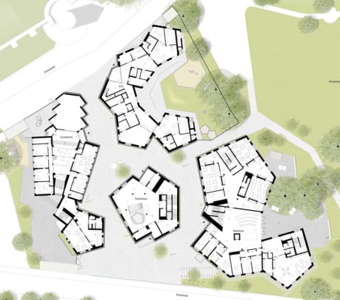 Lageplan und Grundriss EG