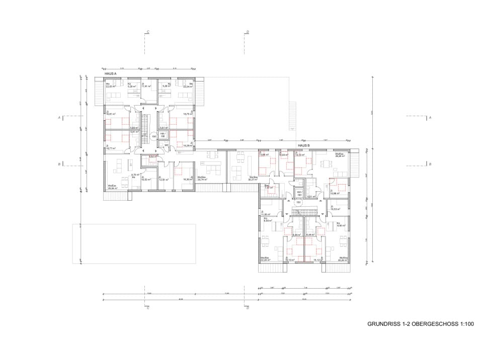 Grundriss Regelgeschoss