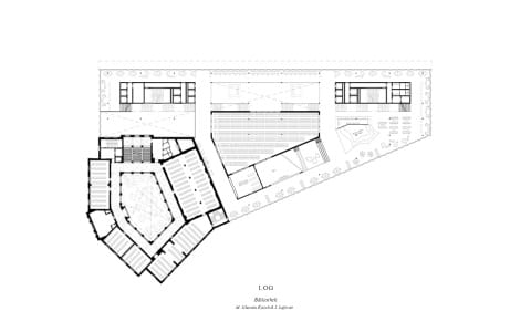 Grundriss - 1.OG - formel & informelle Arbeitsplätze