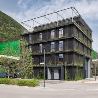Büroneubau der Kostner GmbH als klimaaktives Massivholzgebäude
