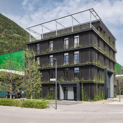Büroneubau der Kostner GmbH als klimaaktives Massivholzgebäude