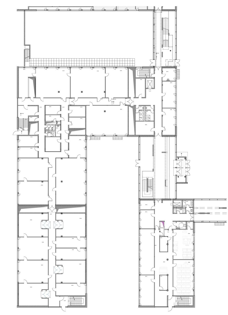 Gebäude H3 Erdgeschoss Teil 2