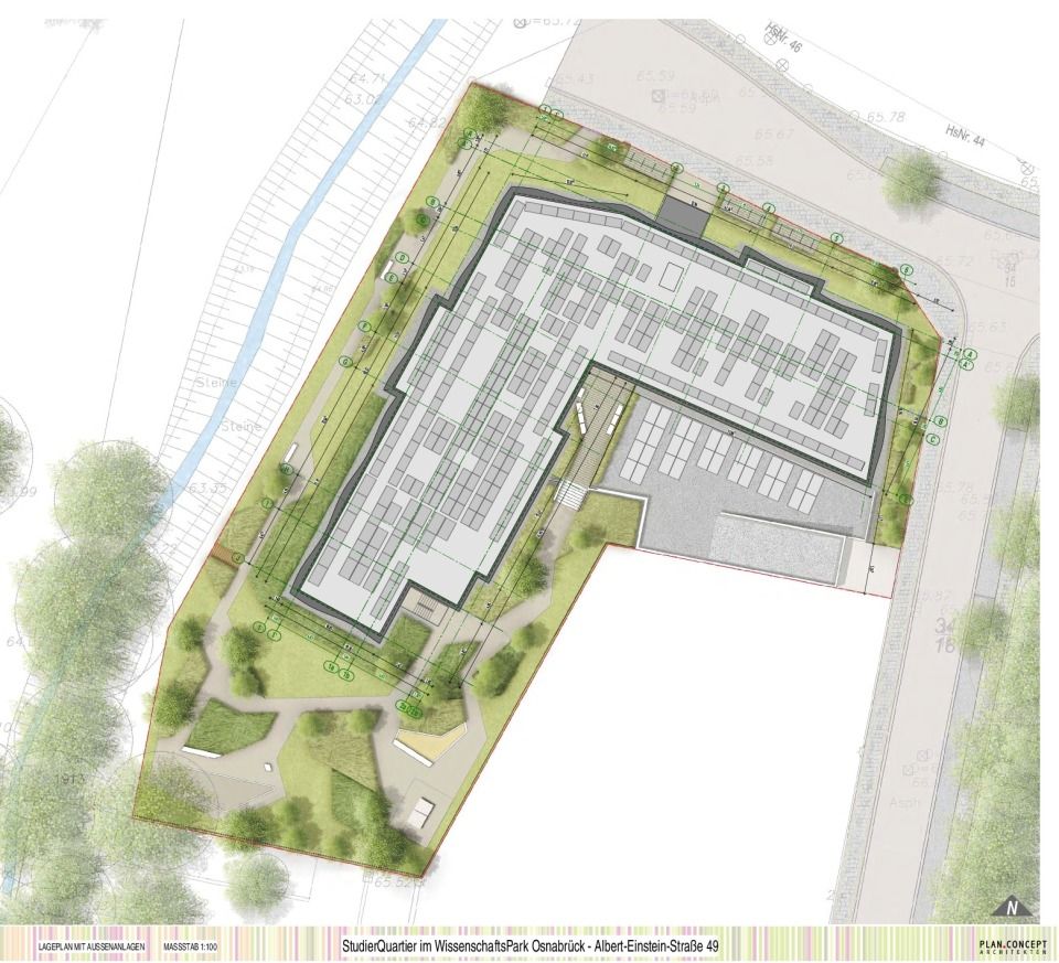 Lageplan / Dachaufsicht