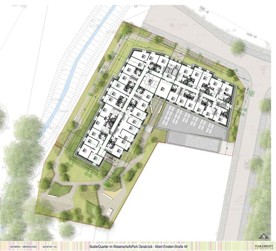Grundriss 1.-3. Obergeschoss