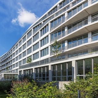 „The Hub“, Bürokomplex im Berliner Szeneviertel am Ostkreuz