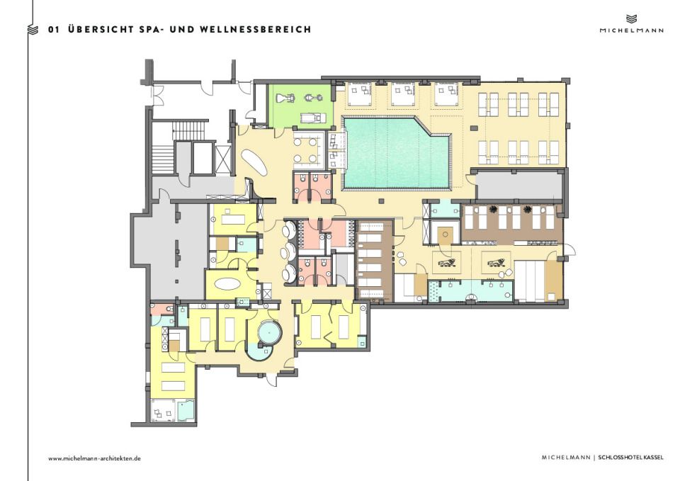 Übersicht Spa- und Wellnessbereich