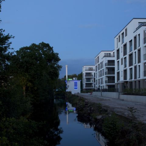 Umnutzung der ehemaligen Kleiderkammer zur Energiezentrale mit Pufferspeicher