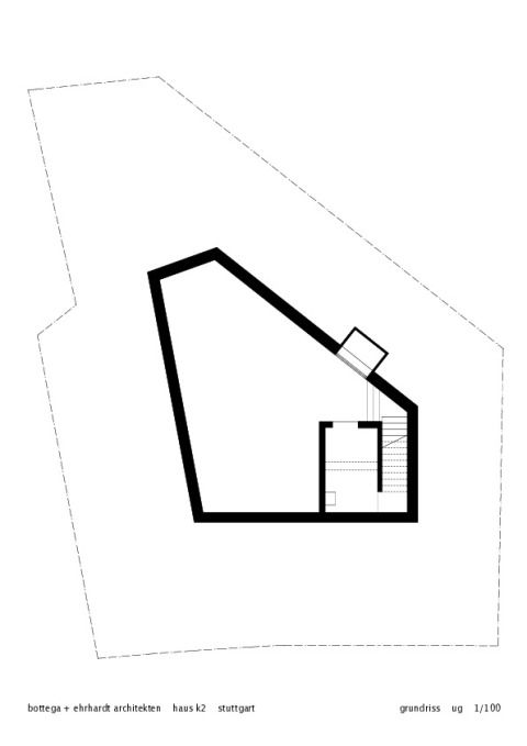 Haus K2 Grundriss UG M 1 | 100