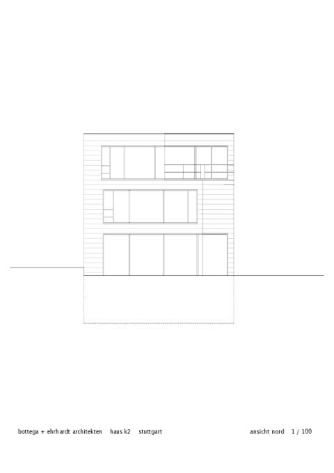 Haus K2 Nordansicht