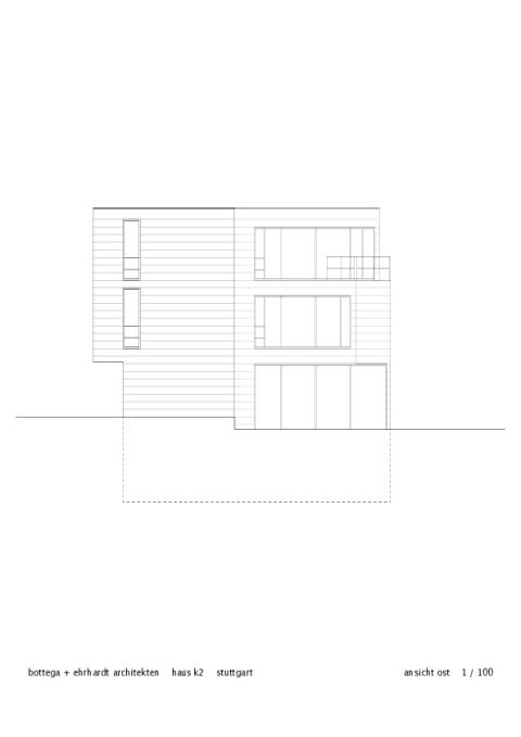 Haus K2 Ostansicht