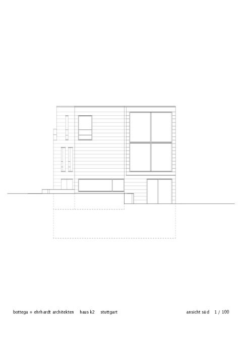 Haus K2 Südansicht