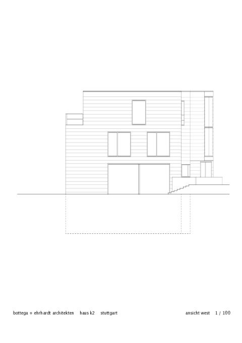 Haus K2 Westansicht