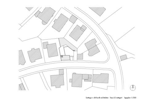 Haus K2 Lageplan M 1 | 500