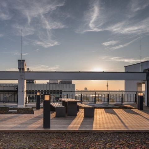 Dachterrasse der Hamburger Schulbehörde