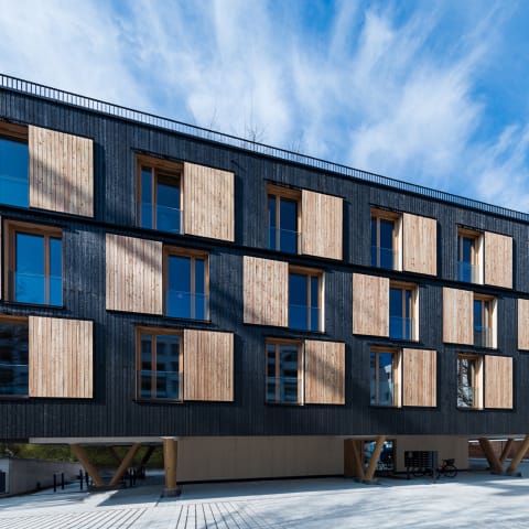 Wohnhaus auf Stelzen